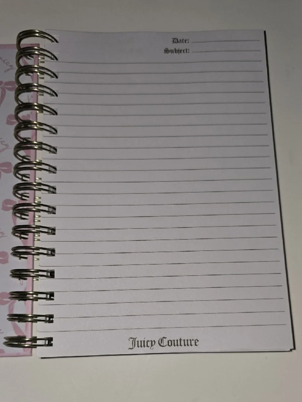 Juicy Couture Pink Journal